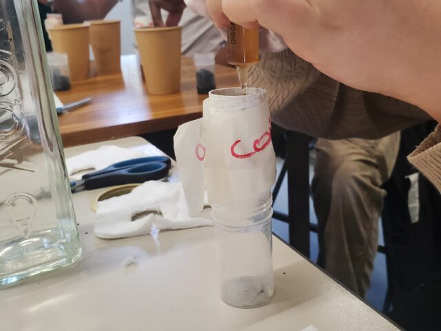 Ateliers filtres à eau avec les jeunes de la Mission Locale